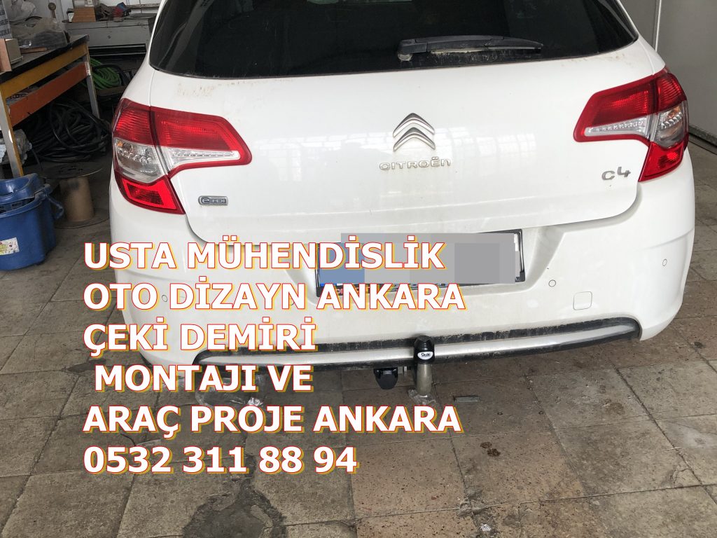 C4 CITROEN ÇEKİ DEMİRİ KANCASI TAKMAMONTAJI VE ARAÇ PROJE FİRMASI USTA MÜHENDİSLİK 05323118894