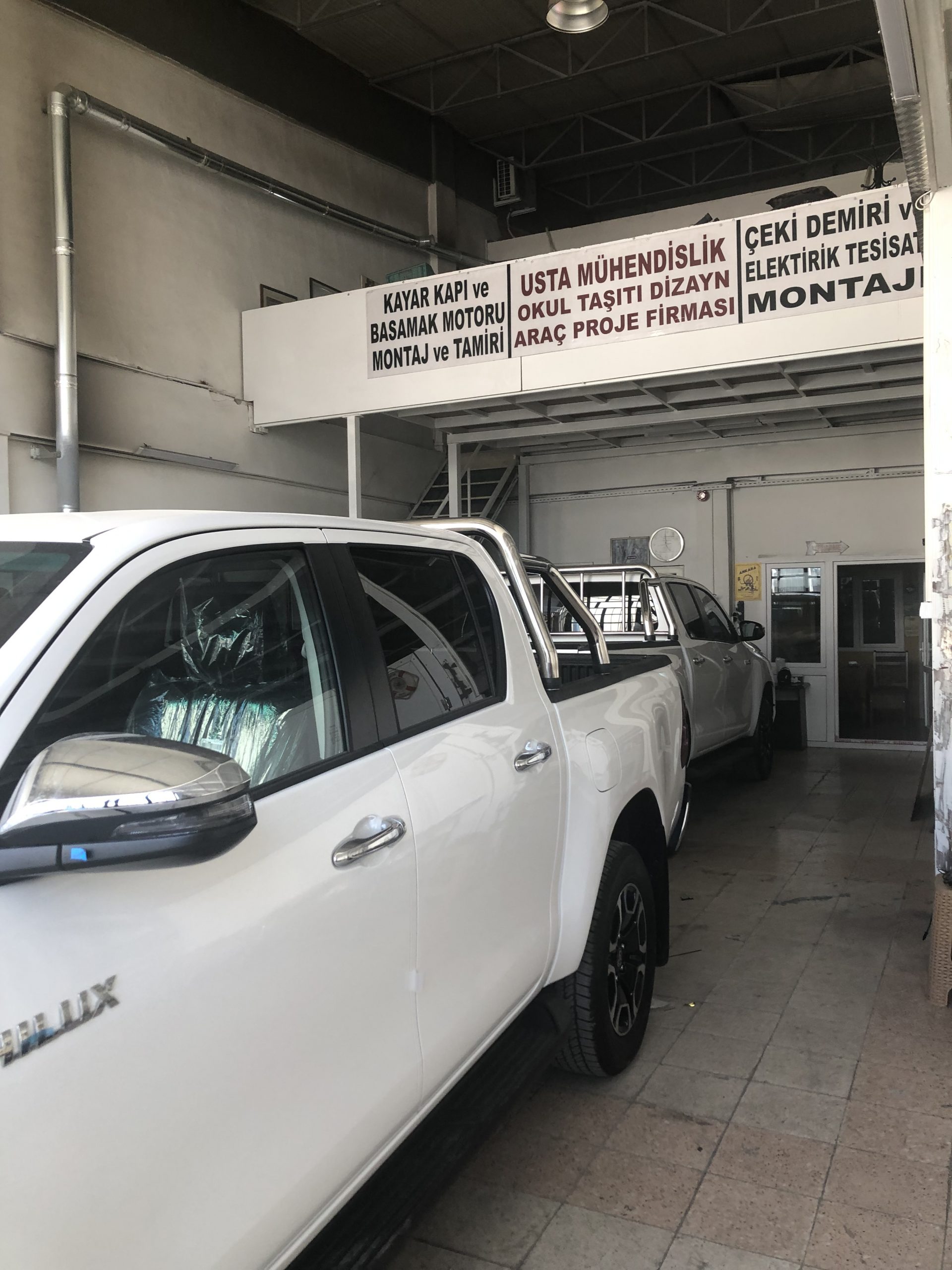 Toyota Hılux »
KAMYONET ÇİFT TEK KABİN 4X4/4X2/
 ÇEKİ KANCASI DEMİRİ MONTAJI ANKARA » 
ARAÇ PROJE FİRMASI ANKARA
 USTA MÜHENDİSLİK
 05323118894