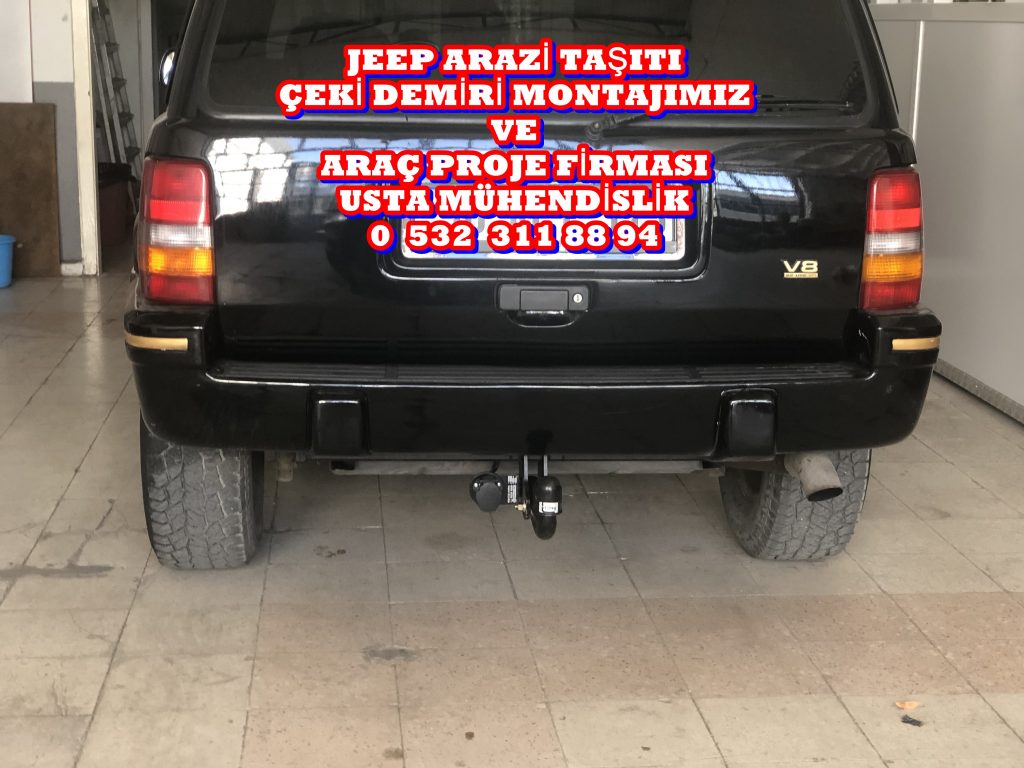 jeep çeki demiri montajı ve araç proje firması USTA MÜHENDİSLİK 05323118894