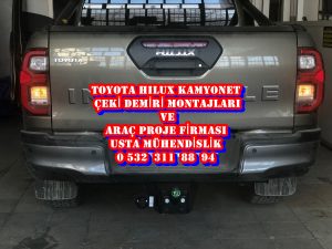 toyota hılux Çeki demiri montaj ve araç proje firması usta mühendislik ankara 05323118894
