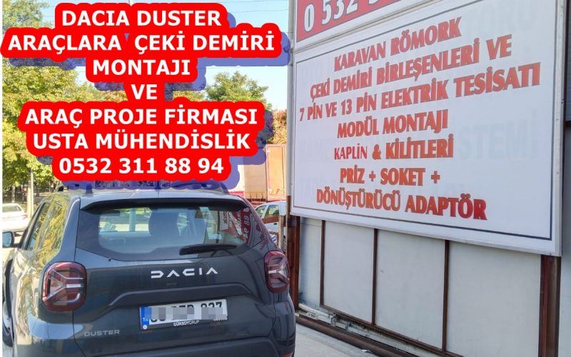 DOBLO FİAT MARKA ARAÇLARA ÇEKİ DEMİRİ TAKMA MONTAJI VE ARAÇ PROJE FİRMASI ANKARA