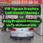 volswagen tiguan araçlara Çeki Demiri montajı ankara çeki demiri maliyeti fiyatı projesi usta mühendislik ankara 05323118894