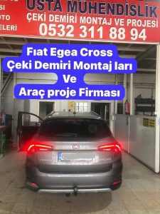 fıat EGEA CROSS çeki demiri montajı ve araç proje firması ankara. USTA MÜHENDİSLİK 05323118894